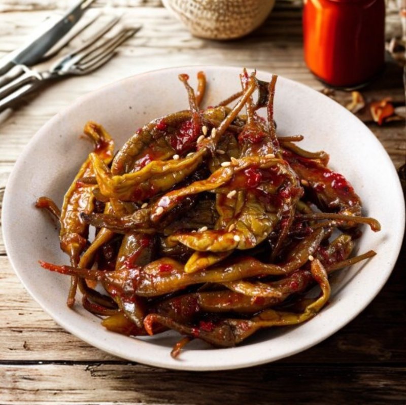 KOREA SEASONED CHILI PEPPERS 250G_0