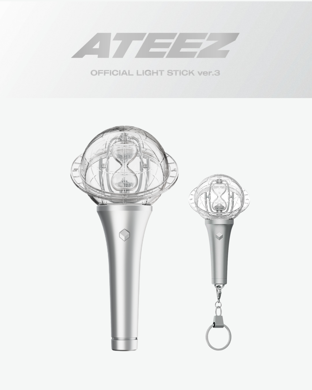 ATEEZ OFFICIAL LIGHT STICK ver.3 / OFFICIAL LIGHTINY KEYRING ver.3
