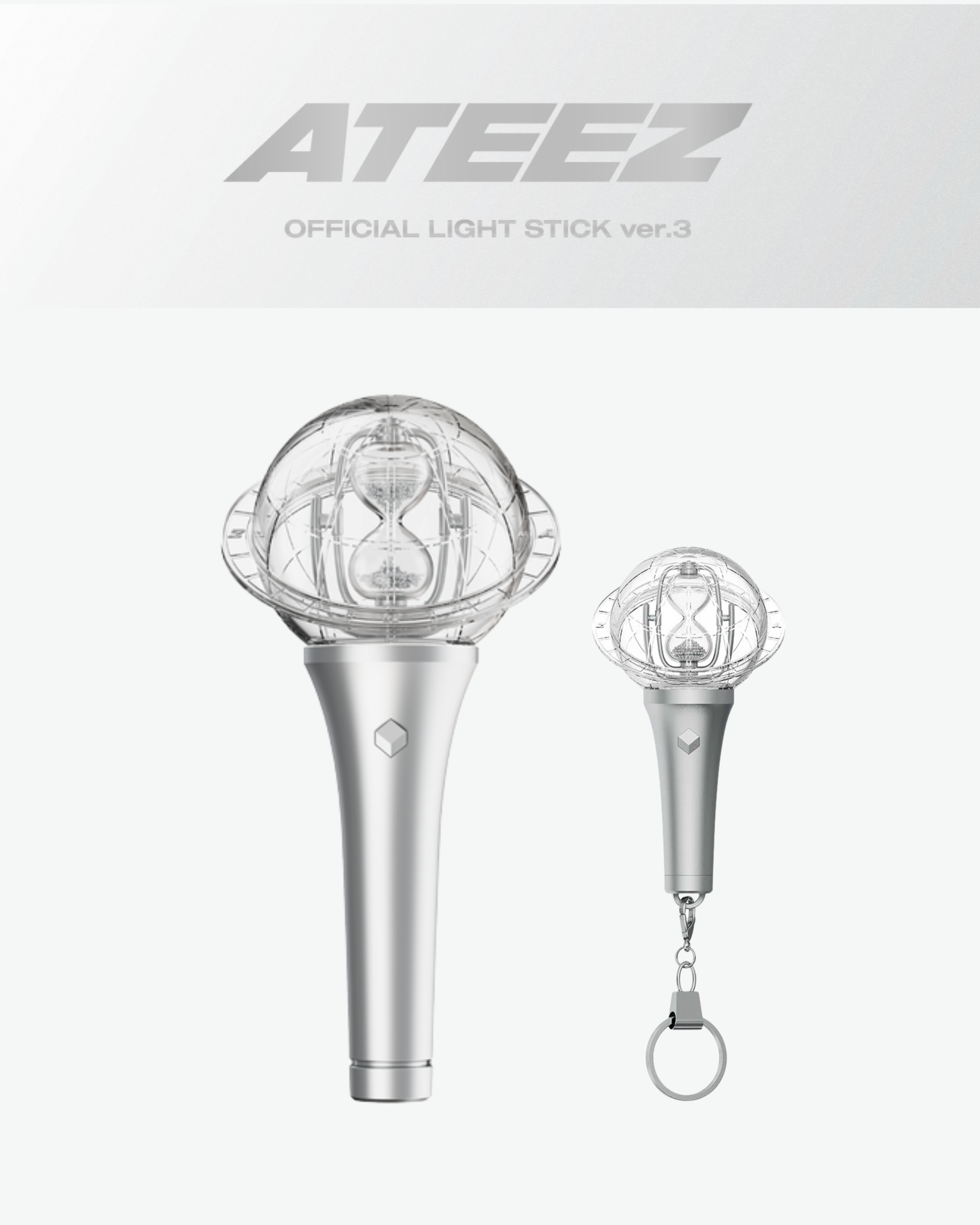 ATEEZ OFFICIAL LIGHT STICK ver.3 / OFFICIAL LIGHTINY KEYRING ver.3_0
