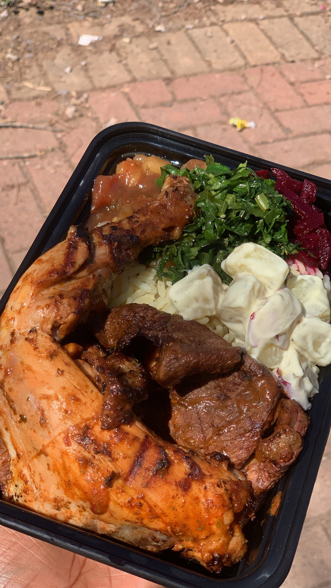 Quarter Chicken & Grilled Beef