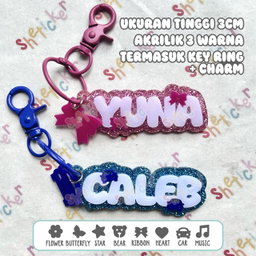 3D Acrylic Keychain ICON