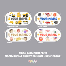 Bag Tag Karakter PUTIH SUSU