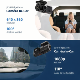 Traceur GPS Dashcam JC181 + Installation