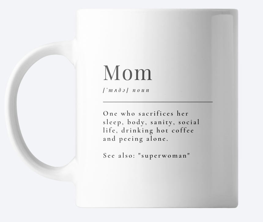 Mom Definition - Supermom Photo Mug_1