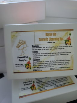 Royale Glo Cleansing Bar (Turmeric Face & Body Soap)