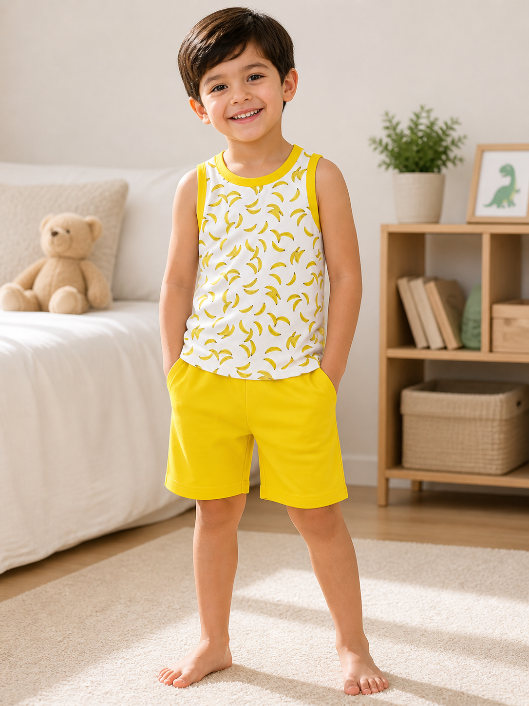 Spotted Zebra Banana Set