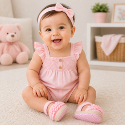 Denim New Born Sandals