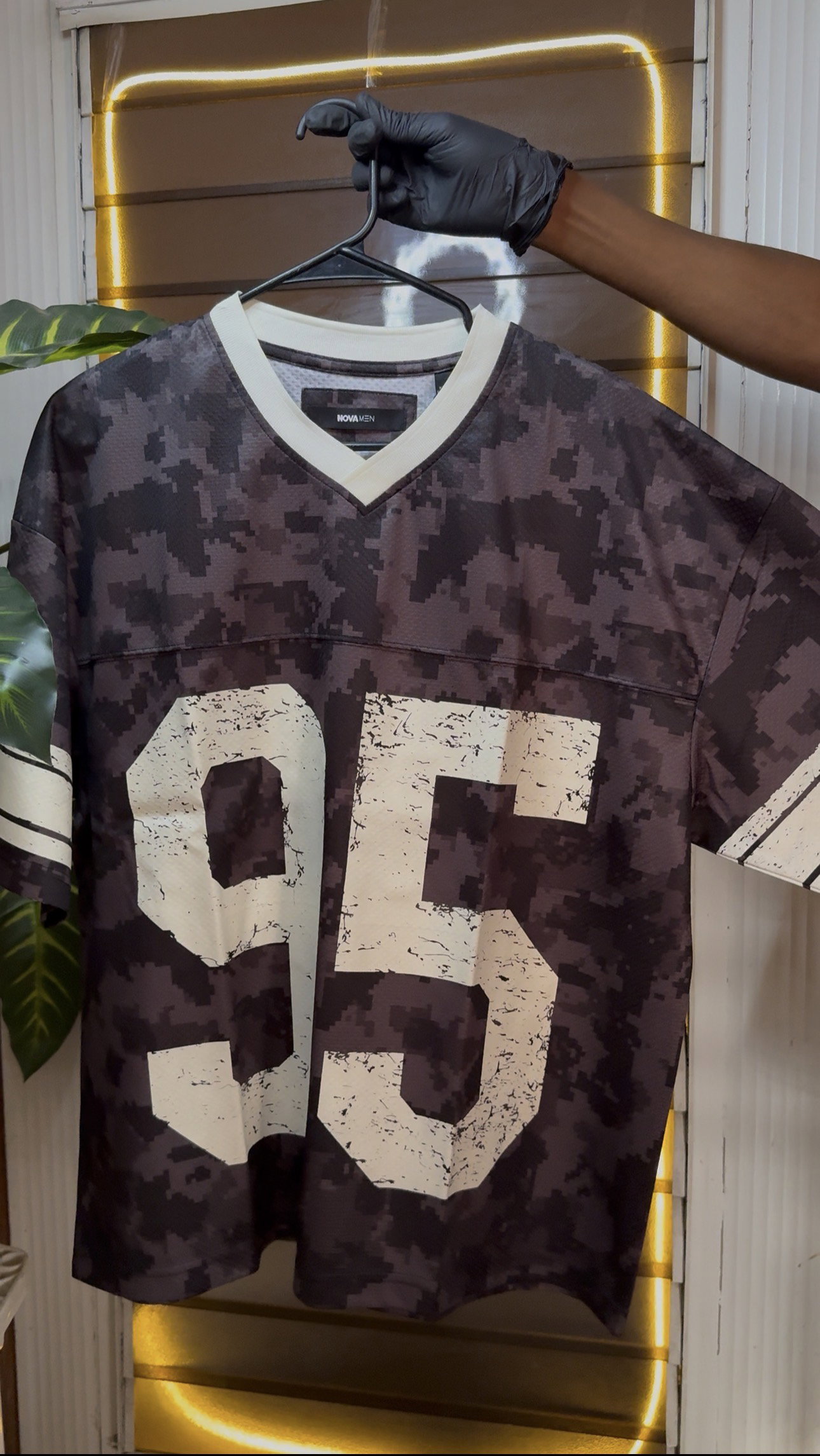 95 Short Sleeve Stripe Jersey - Black 1ZW905_1
