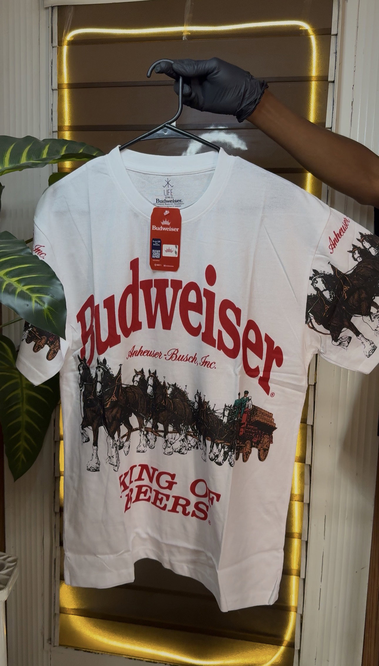 Budweiser King Of Beers Tee - White 1ZW903_1