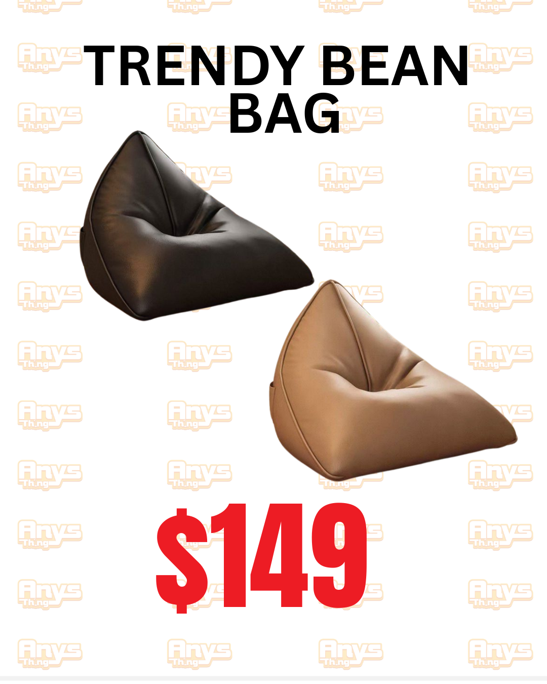 Trendy bean bag (BIG SIZE)