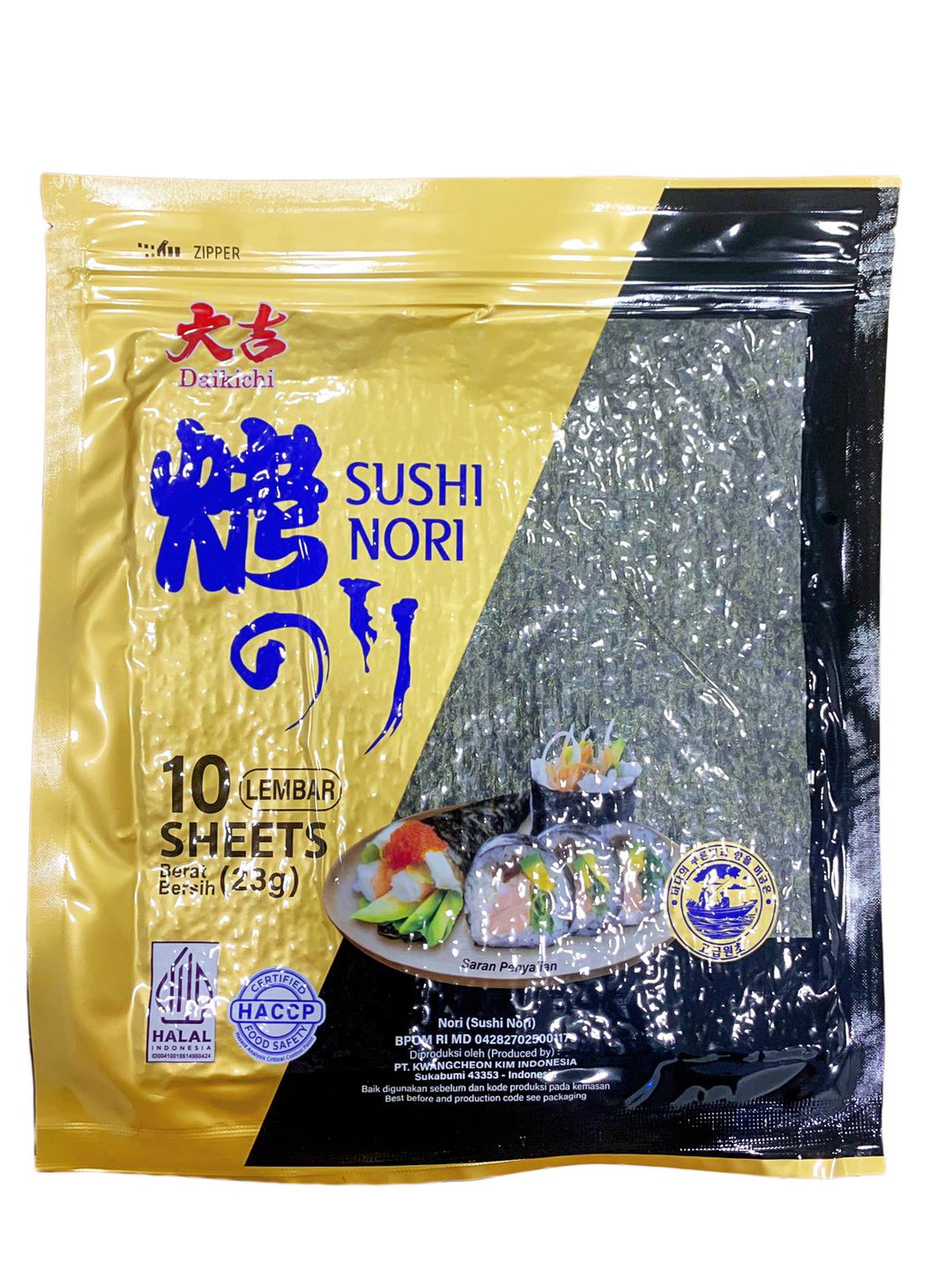 Daikichi Sushi Nori Gold 10's 23g