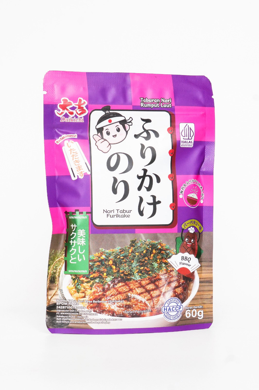 Daikichi Nori Tabur Furikake BBQ 60g _0