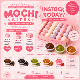 Mochi Bites *WEEKLY DROP*