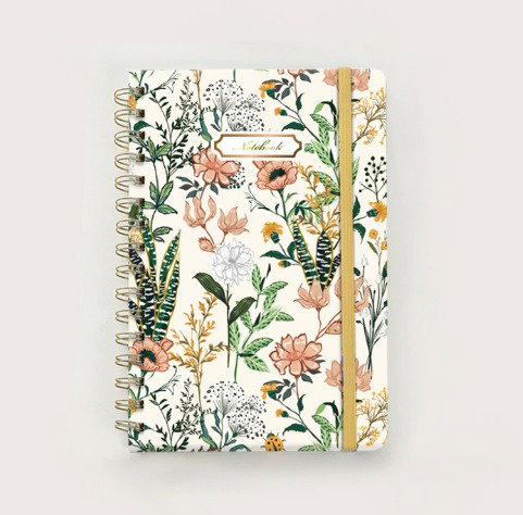 Floral Spiral Notebooks