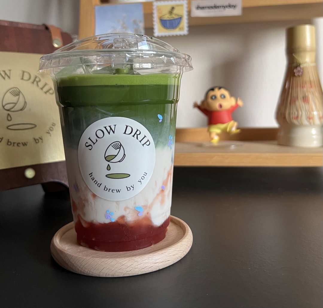 Strawberry Matcha Oat