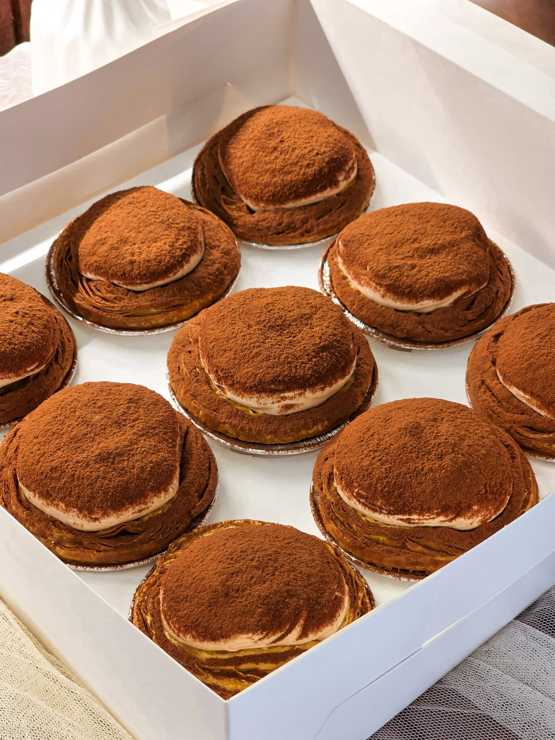 Double Rich Chocolate Cheese Tart Box