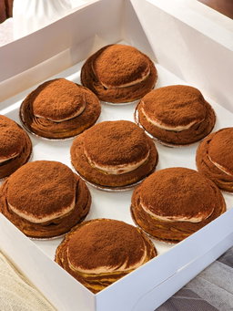 Double Rich Chocolate Cheese Tart Box