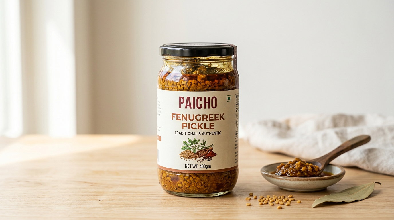 Paicho fenugreek pickle 400gm_0