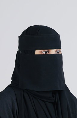 Liara Mini Small Niqab – 6 Inch Length 