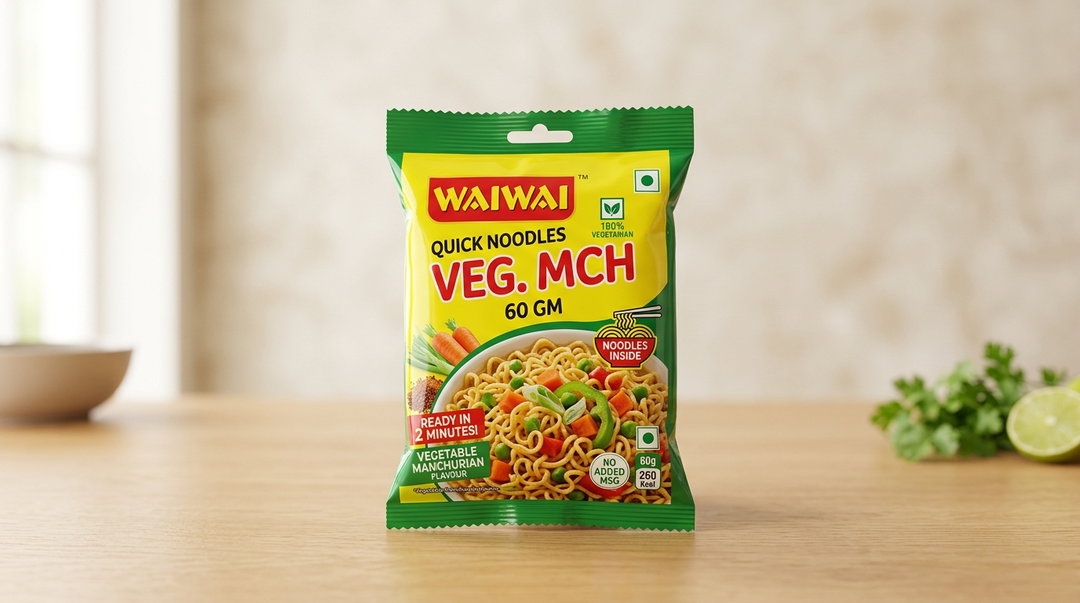 WAIWAI QUICK NOODLES VEGMCH 60 GM 