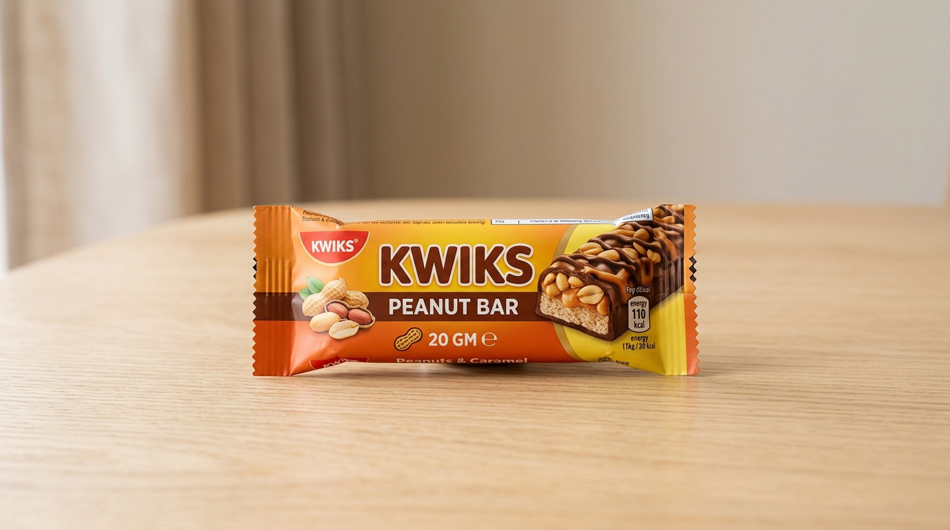 KWIKS PEANUT BAR 20 GM _0