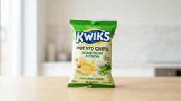 KWIKS POTATO CHIPS SOURCREAM AND ONION 67 GM 
