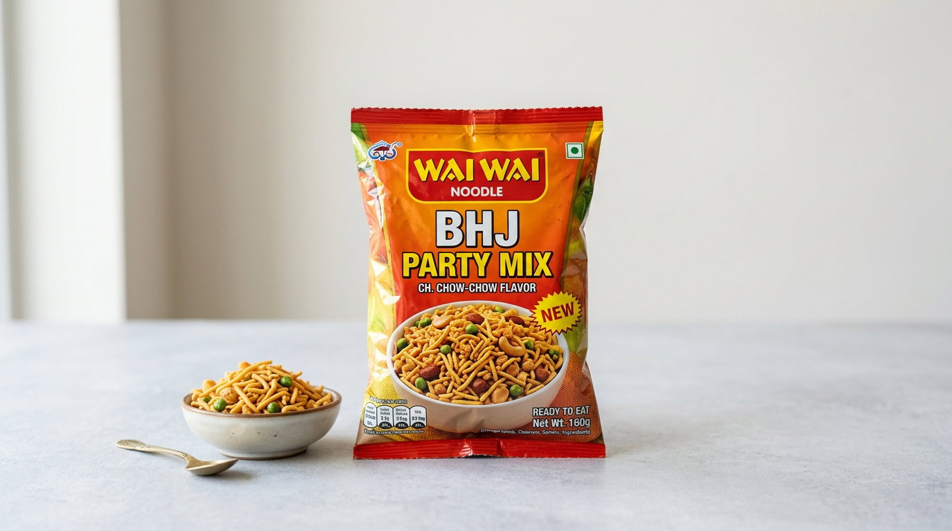 WAI WAI NOODLE BHJ PARTY MIX CH 