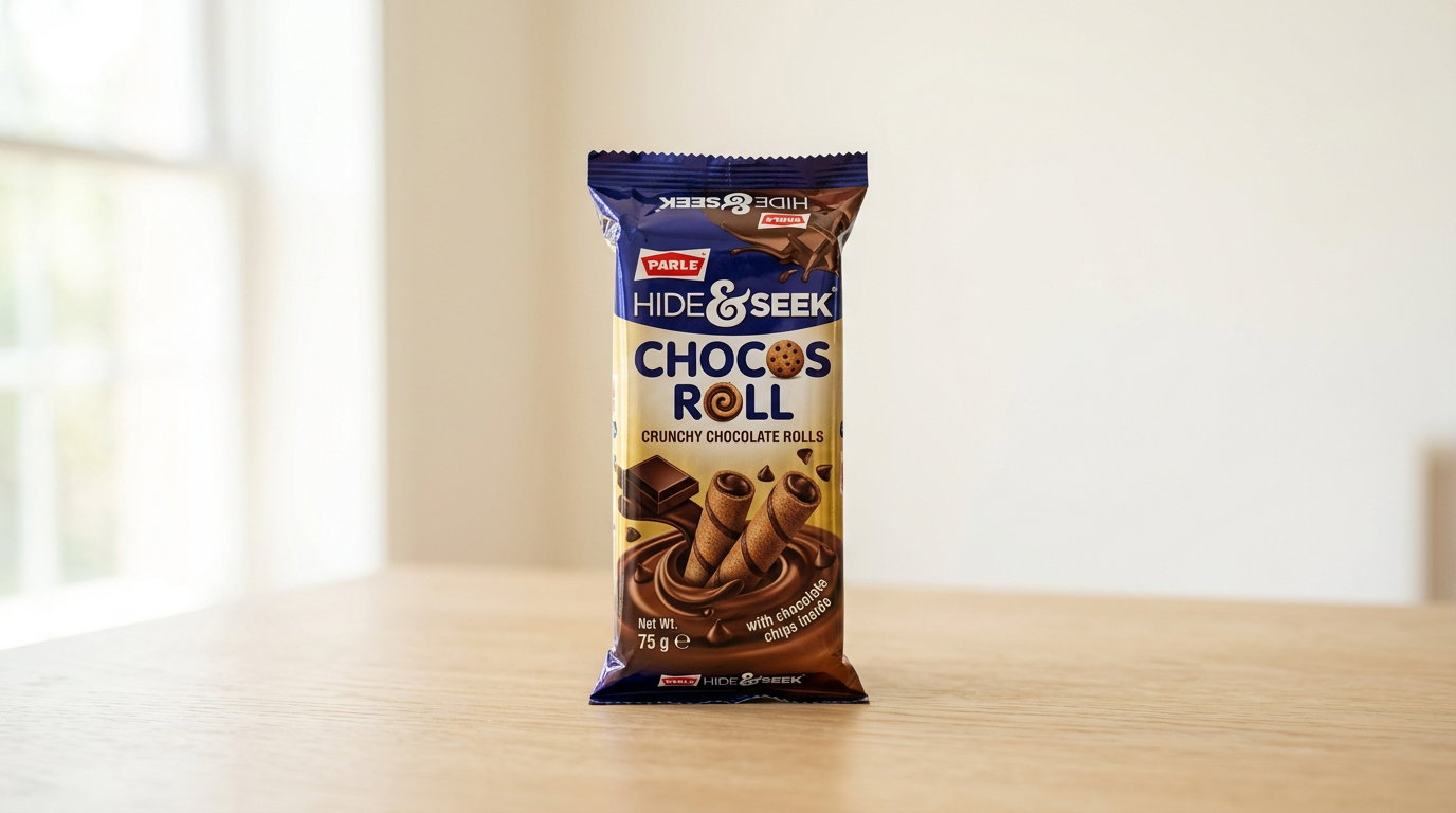 PARLE HIDE AND SEEK CHOCOS ROLL 75 GM