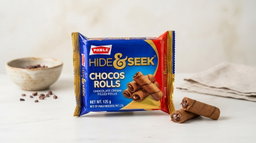 PARLE HIDE AND SEEK CHOCOS ROLLS 125 GM 