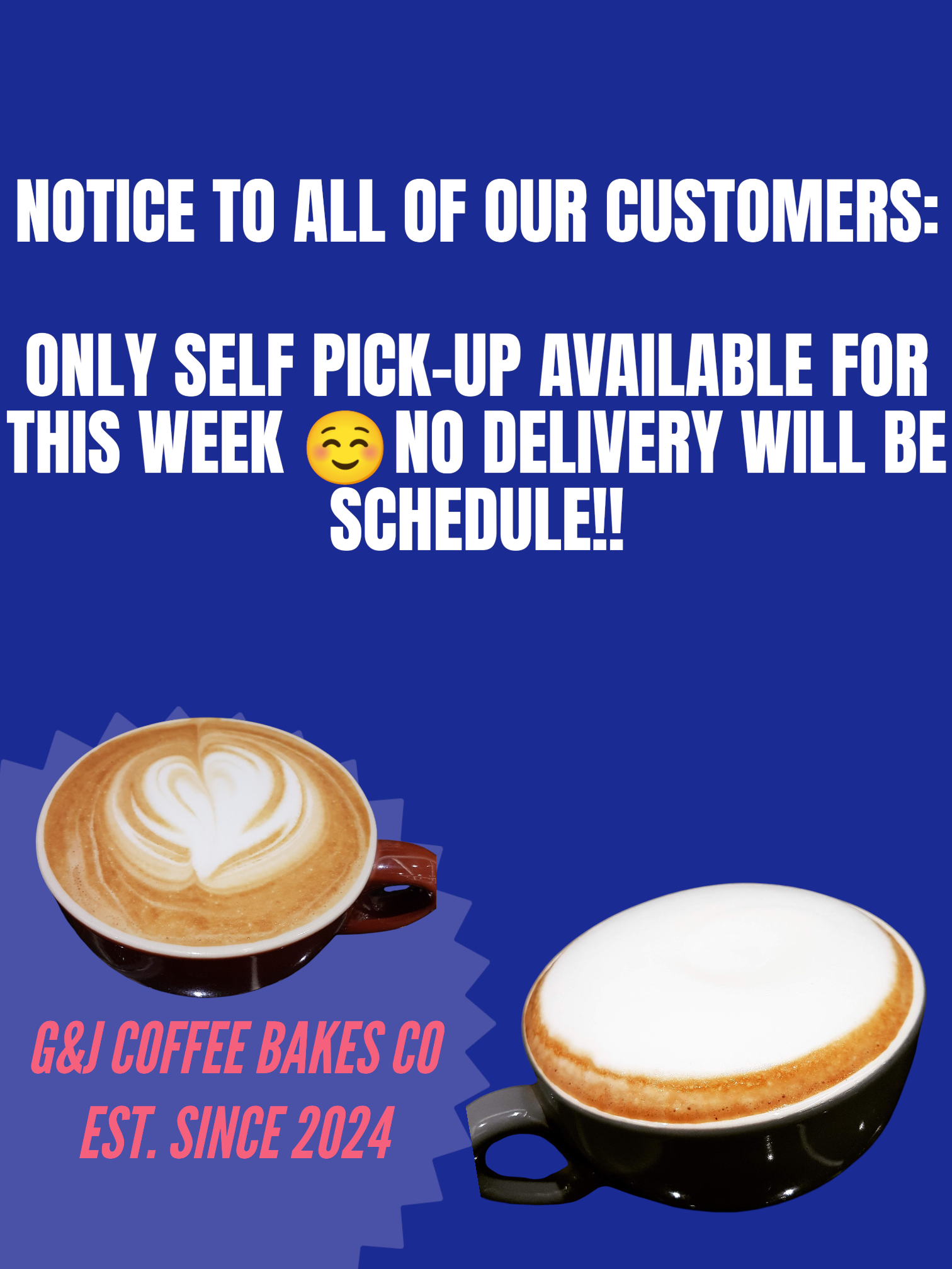 **FURTHER UPDATES AS AT 16/05/26 ON SERVICE AVAILABLE!!**  ***KINDLY PLEASE TAKE NOTE: WE HAVE DECIDED TO TEMPORARILY CEASED DELIVERY SERVICE FOR THIS WHOLE MONTH TILL FURTHER NOTICE!! WE WILL ONLY BE OPEN FOR SELF PICK-UP SERVICE AT THE MOMENT!! SHOULD YOU REQUEST FOR ANY GROUP ORDERS ARRANGEMENTS, PLEASE WA US & ENQUIRE FIRST!! THANK YOU FOR YOUR ATTENTION!!***_0