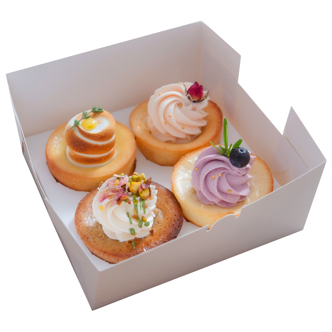 Box of 4 Regular Mochi Cupcakes