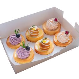 Box of 6 Regular Mochi Cupcakes