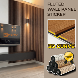 MODERN 3D THICK WOOD FOAM WALL STICKER