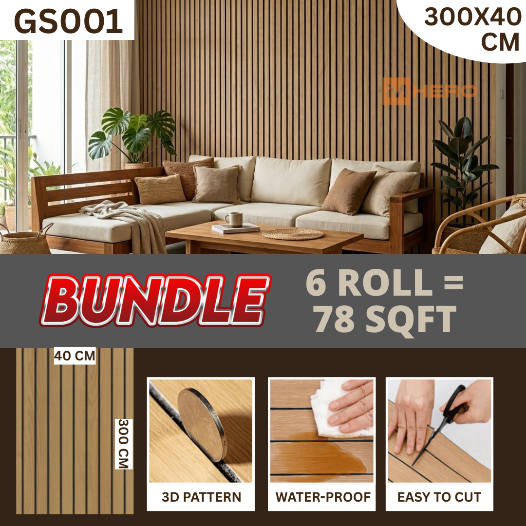 MODERN 3D THICK WOOD FOAM WALL STICKER_8