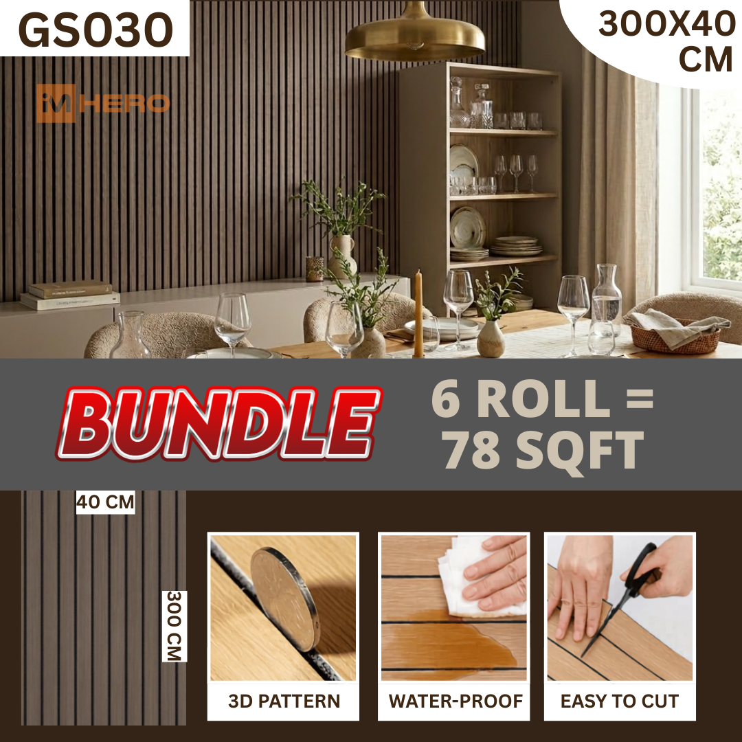 MODERN 3D THICK WOOD FOAM WALL STICKER_12