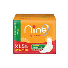Nine Dry Comfort Ultra Thin  XL+15 Pads(with free Biodegradable Disposable Bag Inside) (Copy)