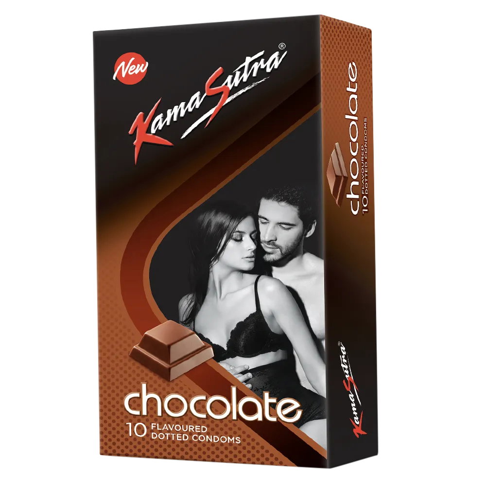 Kama Sutra chocolate10 Flavoured Dotted Condom _0