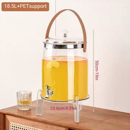 BUCKET DRINK DISPENSER WITH ACRYLIC STAND