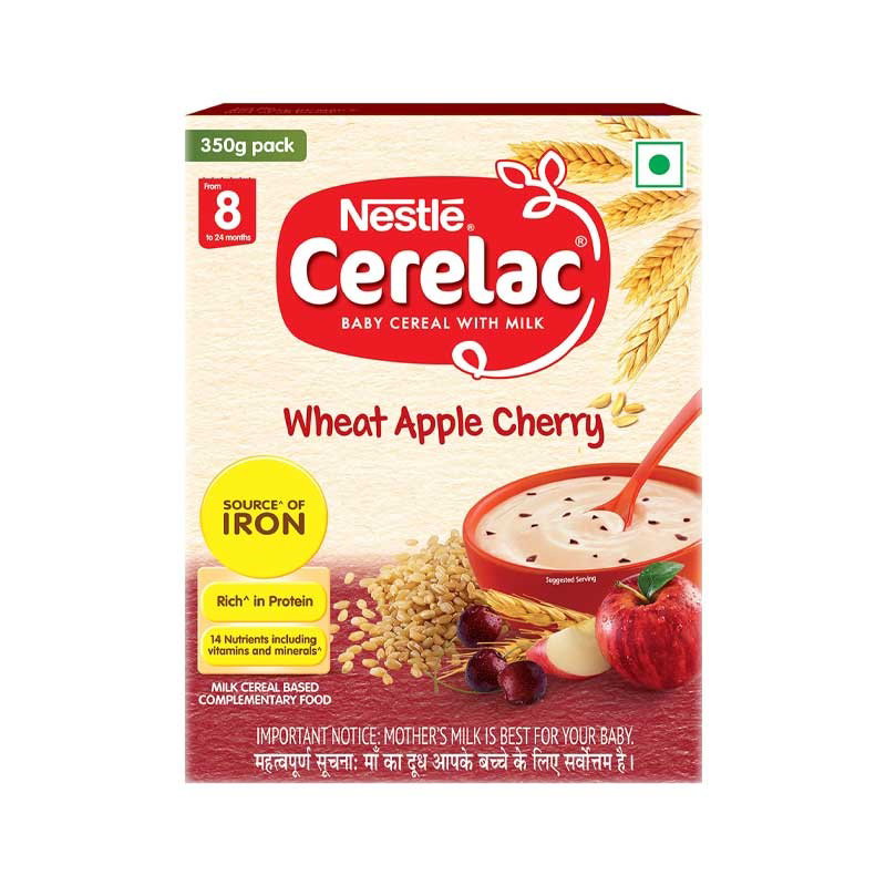 CERLEACS STAGE 2 WHEAT APPLE CHRY WS 350 GM