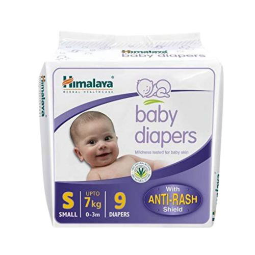 BABY DIAPER SMALL WITH 9 DIAPERS SET