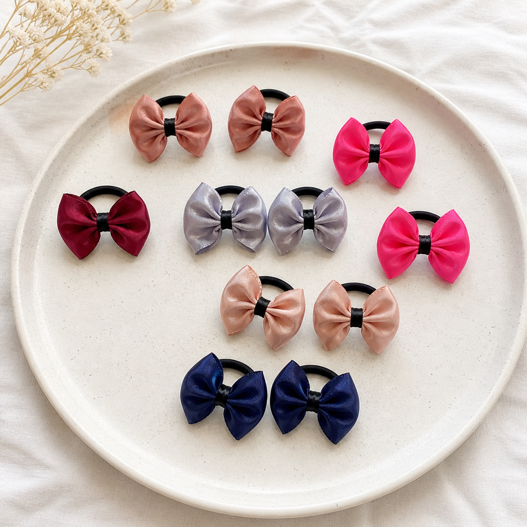 ๐ Double Bow Elastic Ties