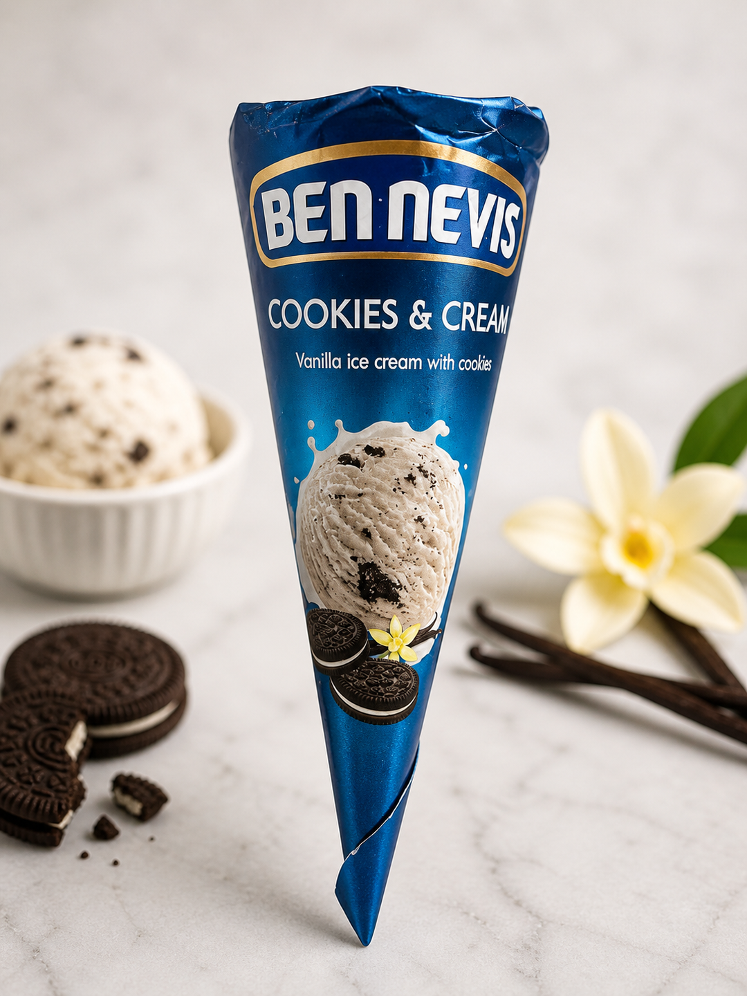 BENNEVIS COOKIES AND CREAM CONE
