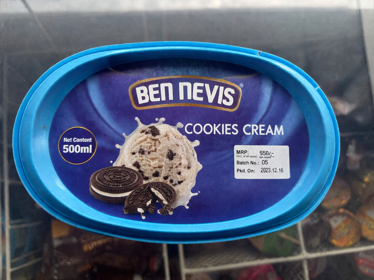 BENNEVIS COOKIES  CREAM  500ML_0