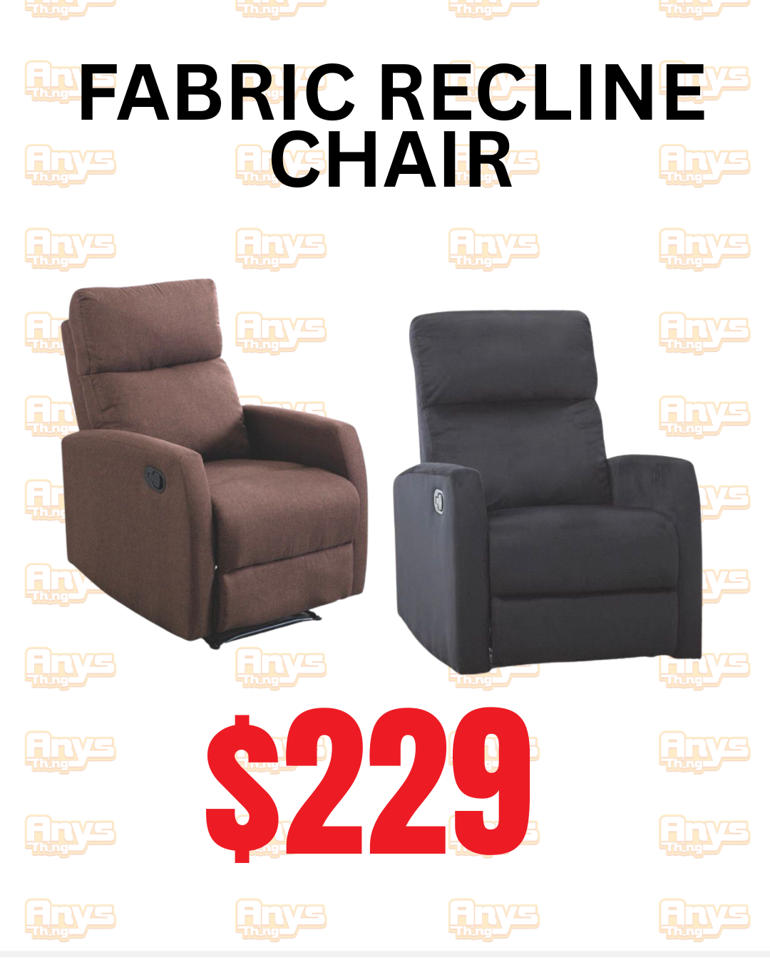 Fabric Recline chair