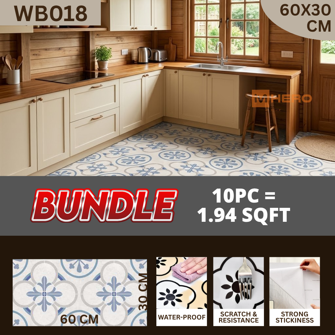 KITCHEN WALL FLOOR OIL WATER RESISTANT STICKER_15
