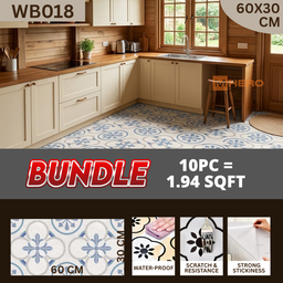 KITCHEN WALL FLOOR OIL WATER RESISTANT STICKER