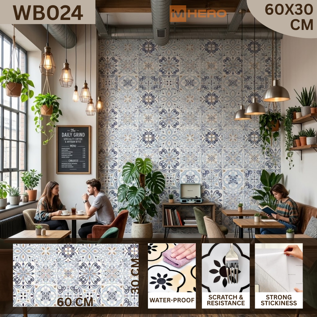 KITCHEN WALL FLOOR OIL WATER RESISTANT STICKER_20