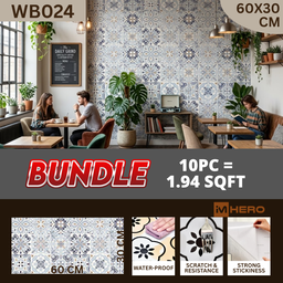 KITCHEN WALL FLOOR OIL WATER RESISTANT STICKER