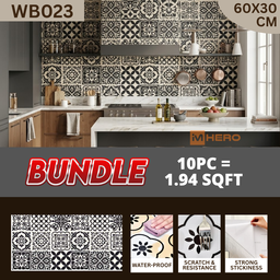KITCHEN WALL FLOOR OIL WATER RESISTANT STICKER