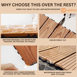 FLOOR DECKING PVC PLASTIC WATERPROOF